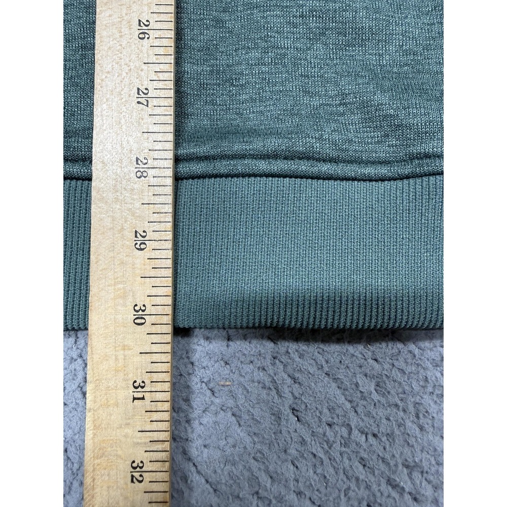 Under Armour Sweatshirt Mens 3XL Green Fleece 1/4 Zip ColdGear Pullover Logo - Picture 7 of 8